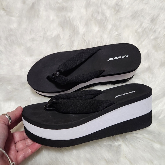 Joe Boxer Shoes Joe Boxer Platform Wedge Sandals Poshmark
